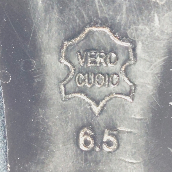 Charles David Blue Fine Suede Leather Pointy Toe High Heels O753 - Picture 12 of 13